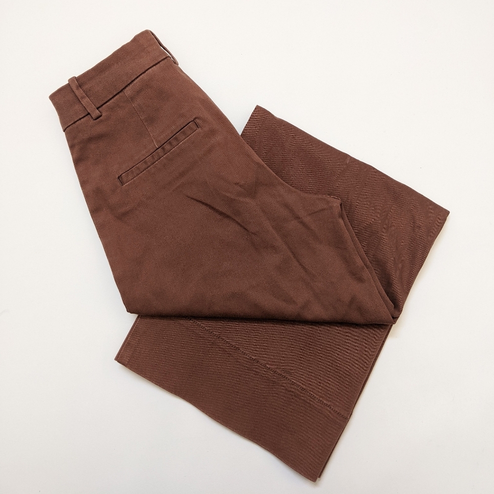 Frank and Oak wide leg brown pants, women's 00